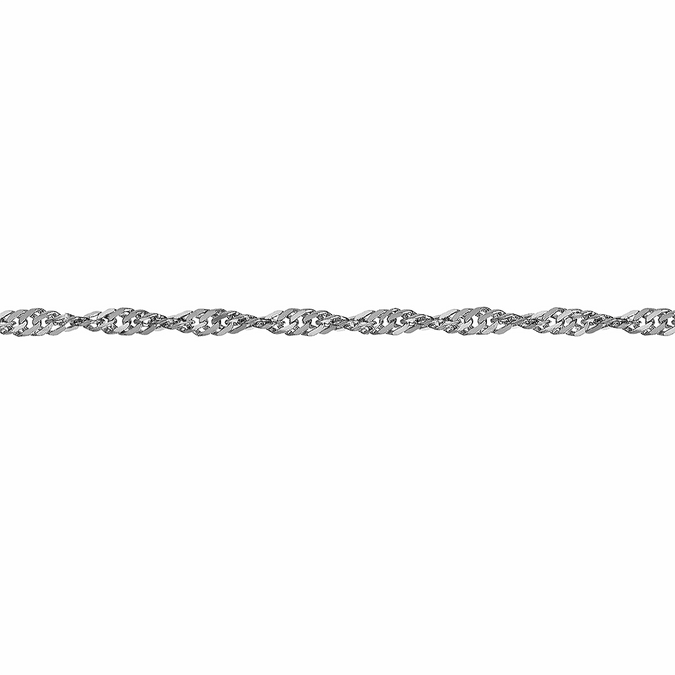 White Gold, Singapore Chain 2.00 mm
