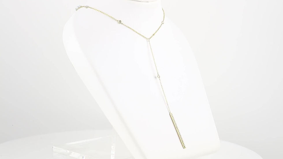 Thumbnail: Diamond "Y" Necklace