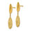 Thumbnail: Polished Diamond-Cut Lever Back Earrings