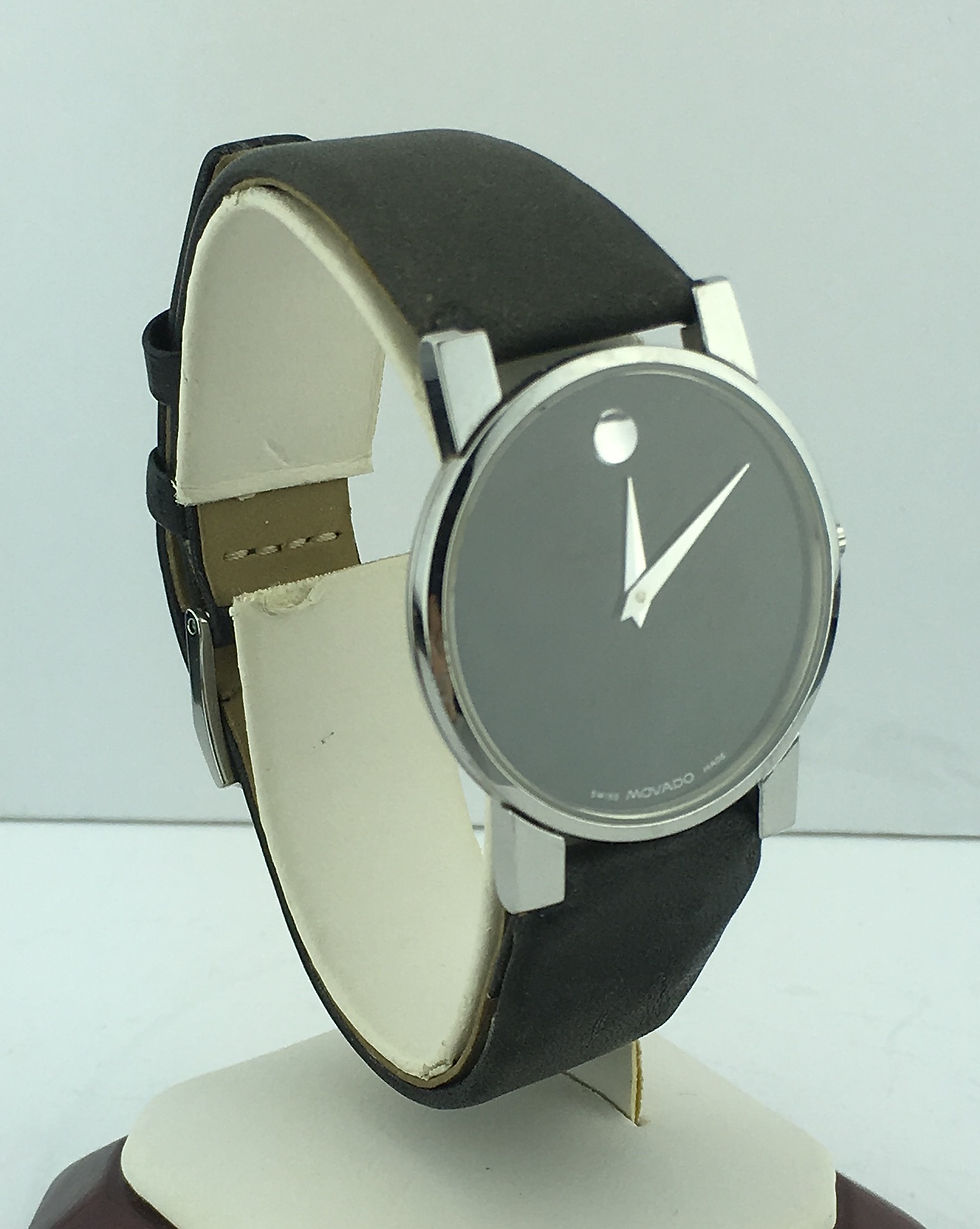 Thumbnail: Movado Museum Watch Sapphire Crystal Square Lugs