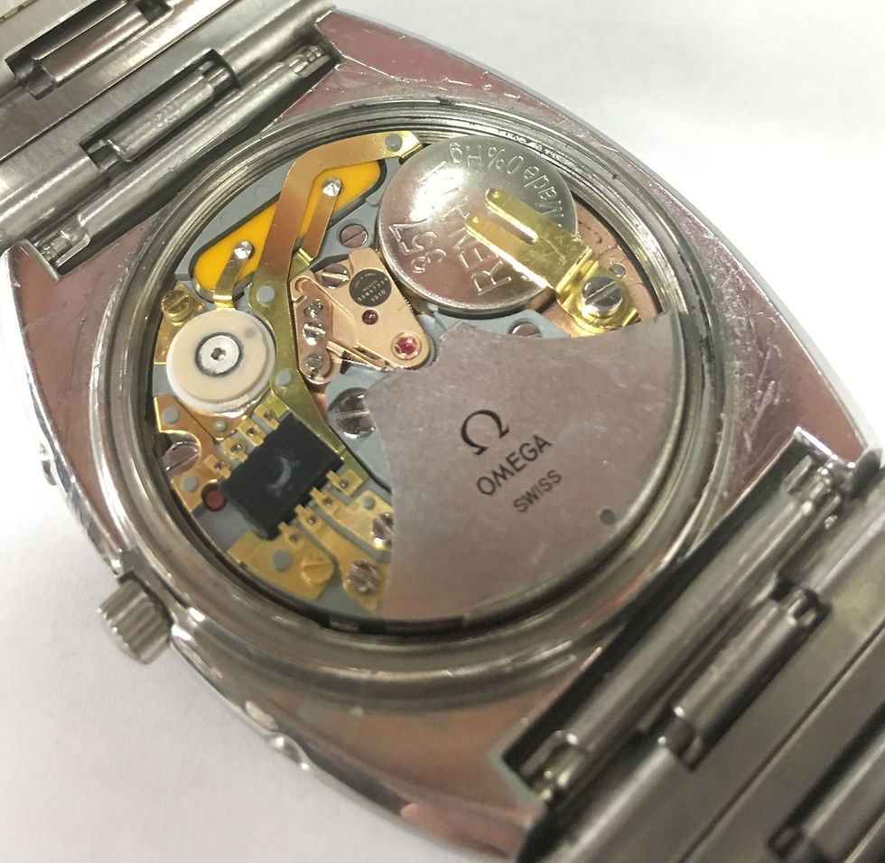 Thumbnail: Omega Megaquartz 32 KHz Day & Date Watch (Not Working)