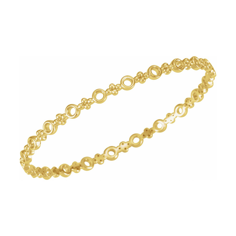 Thumbnail: Geometric Bangle Bracelet