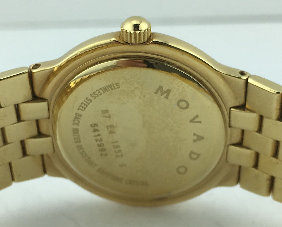 Thumbnail: Movado Museum Women's Watch Diamond Bezel Mother of Pearl Dial