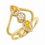 Thumbnail: Citrine & Diamond Ring