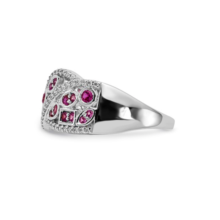 Thumbnail: Diamond & Ruby Fancy Ring