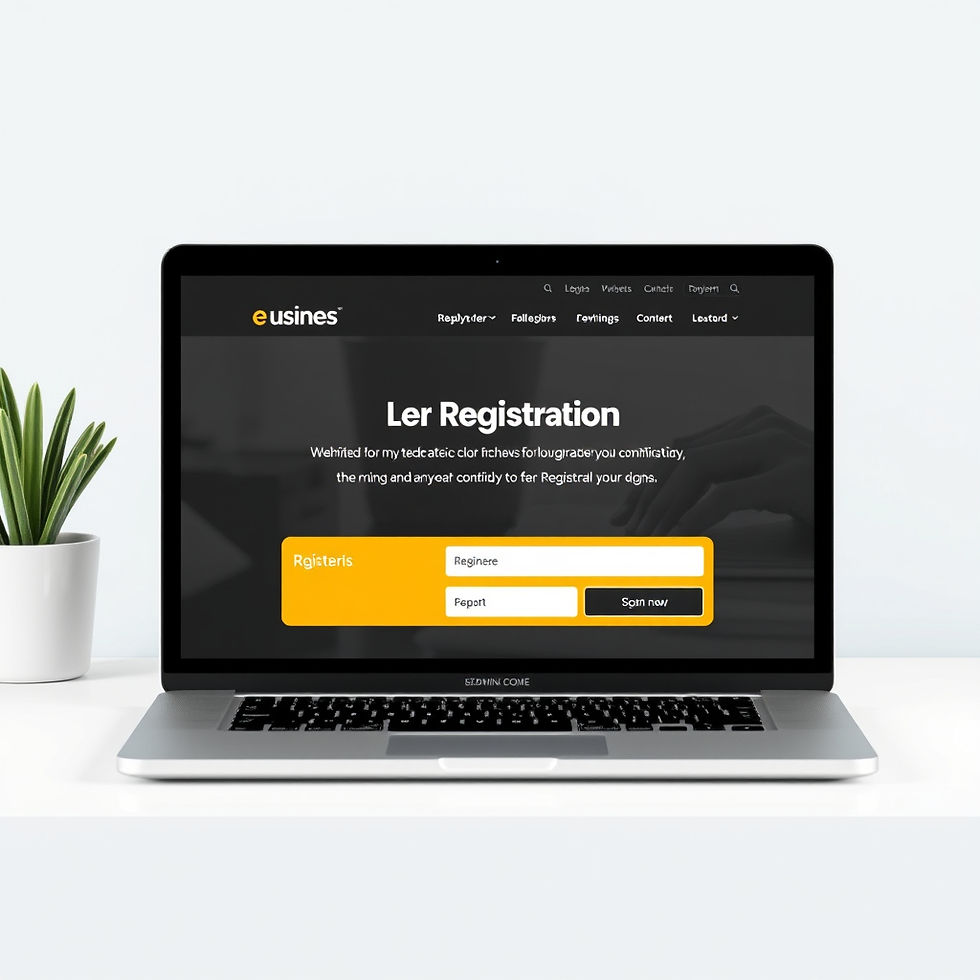 New Business Registration Number Process: Shift Online