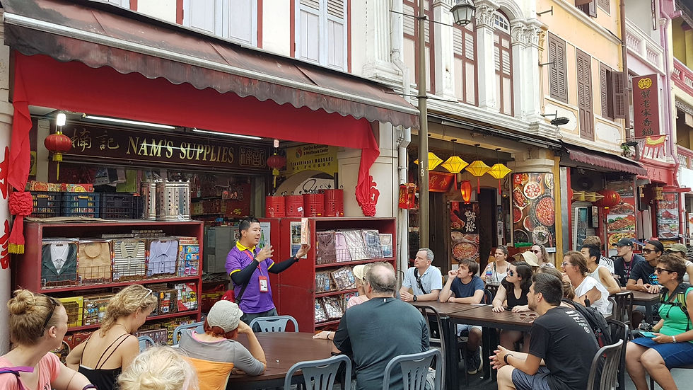 Singapore Tours_Private Tours_Tour Guide Helena with Guest at Raffles Hotel (1).avif