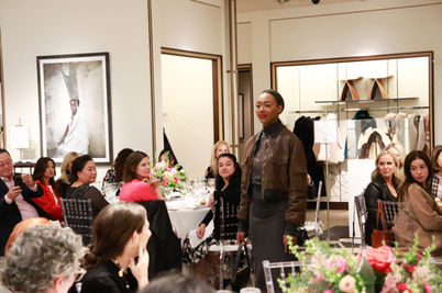 Takeisha Jefferson artwork historial style photography coronation at Neiman Marcus fashion show