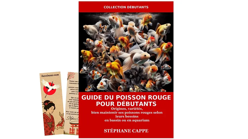 Guide du poisson rouge pour débutants couverture livre aquarium et bassin Stéphane Cappe