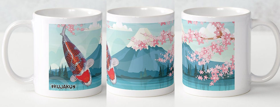 Miniature : Mug carpe koi kujaku