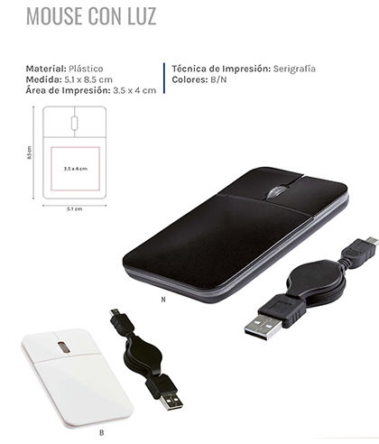 Miniatura: MOUSE CON LUZ