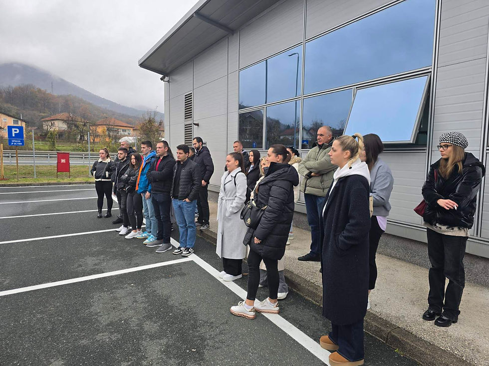 Studenti Fakulteta za kriminalistiku, kriminologiju i sigurnosne studije posjetili Centar za održavanje i kontrolu prometa Autocesta FBiH