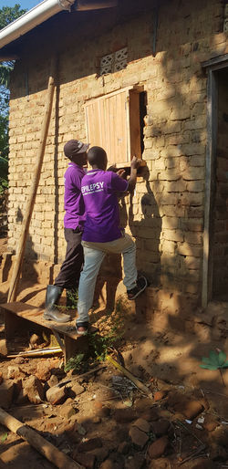 House repairs being done