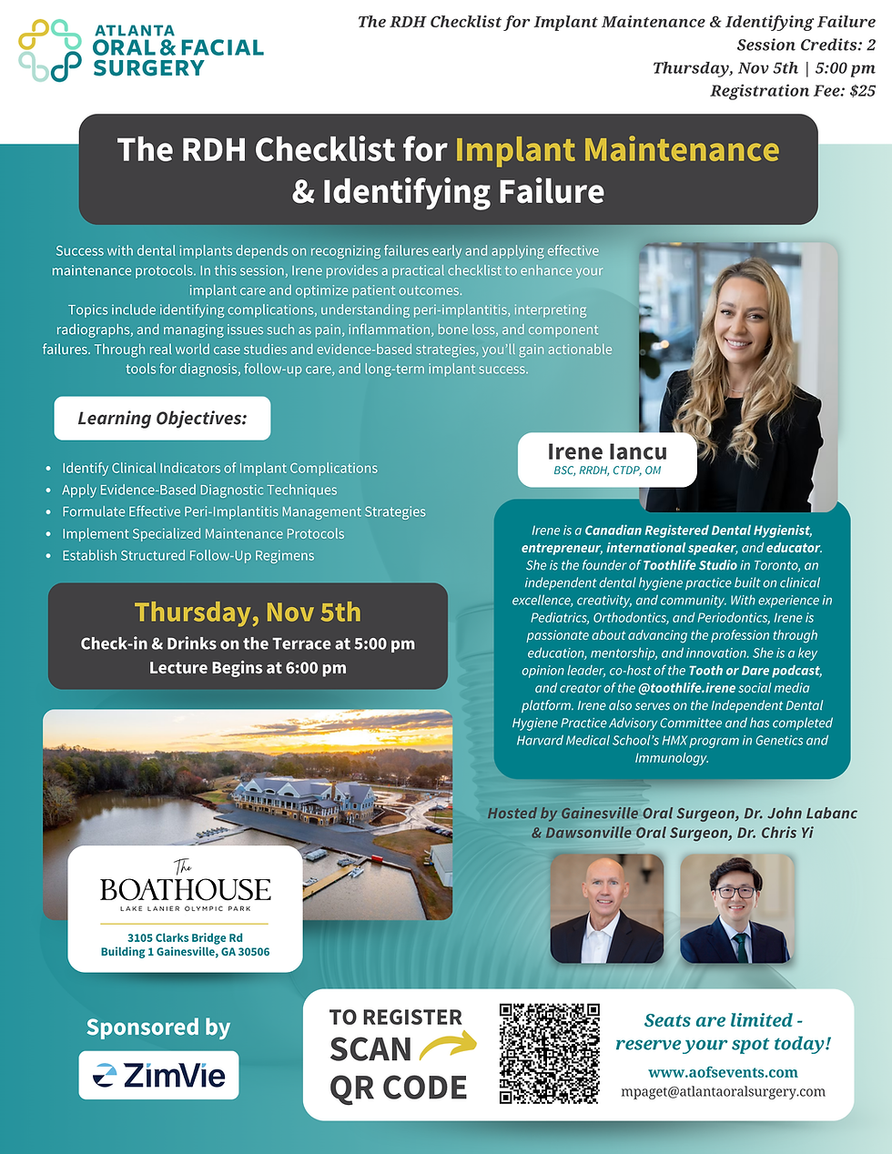 The RDH Checklist for Implant Maintenance & Identifying Failure - Gainesville