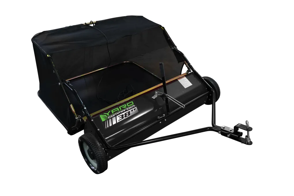 YARD COMMANDER 38" Tow Behind Lawn Sweeper