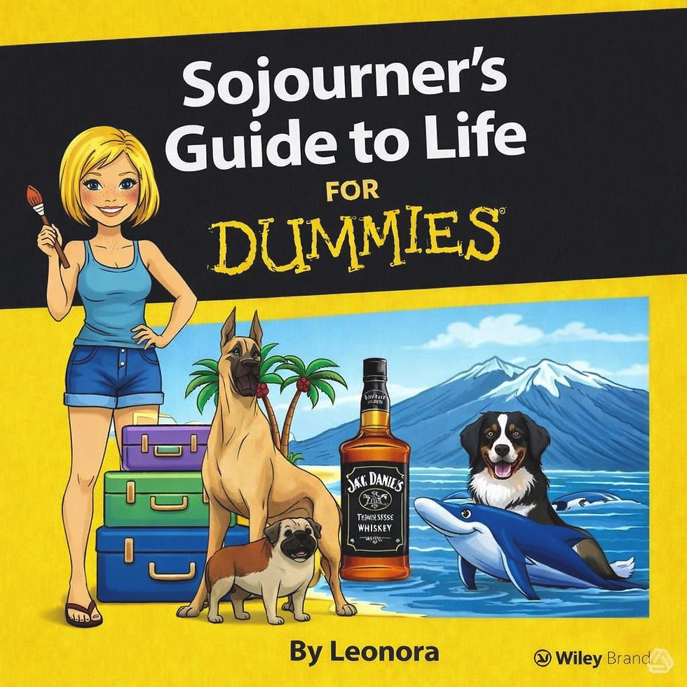 Sojourner's Guide to Life for Dummies book cover by Leonora.