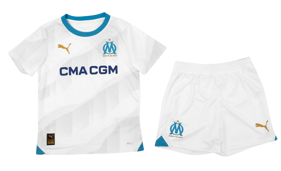 Marseille Junior Home Jersey Mini Kit 2023