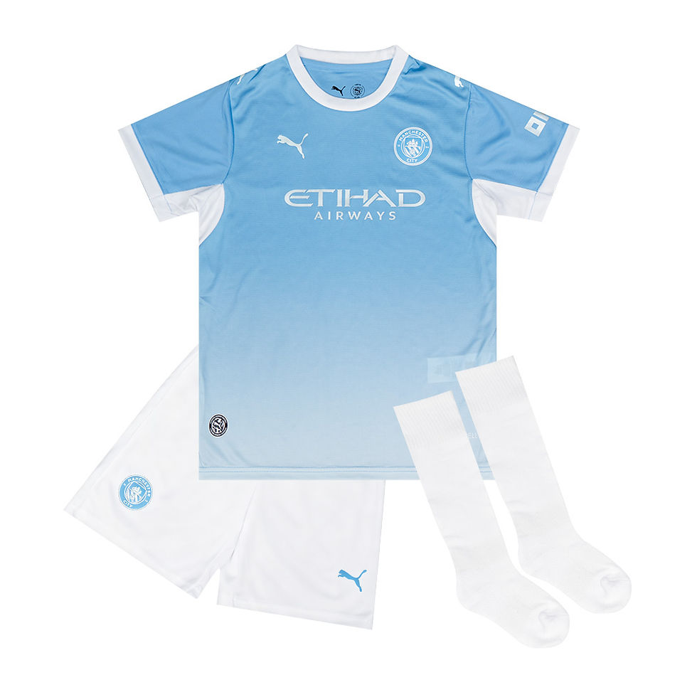 Miniatura: Mini Kit Maillot Manchester City Domicile Junior 26-27