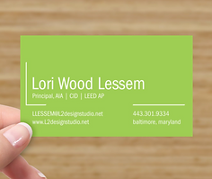 L2 Design Studio business card 2