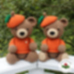 The Pumpkin Bear Free Crochet Pattern by Laura Jaworski (@bugburrypond)