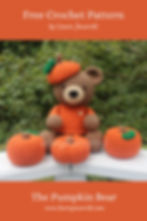The Pumpkin Bear Free Crochet Pattern by Laura Jaworski (@bugburrypond)