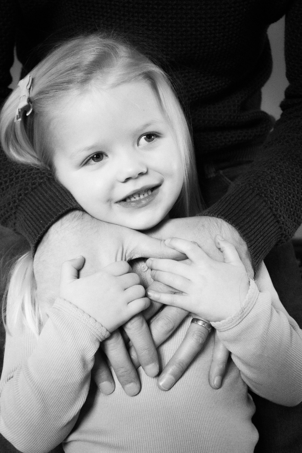 Dad and daughter beautiful moment 