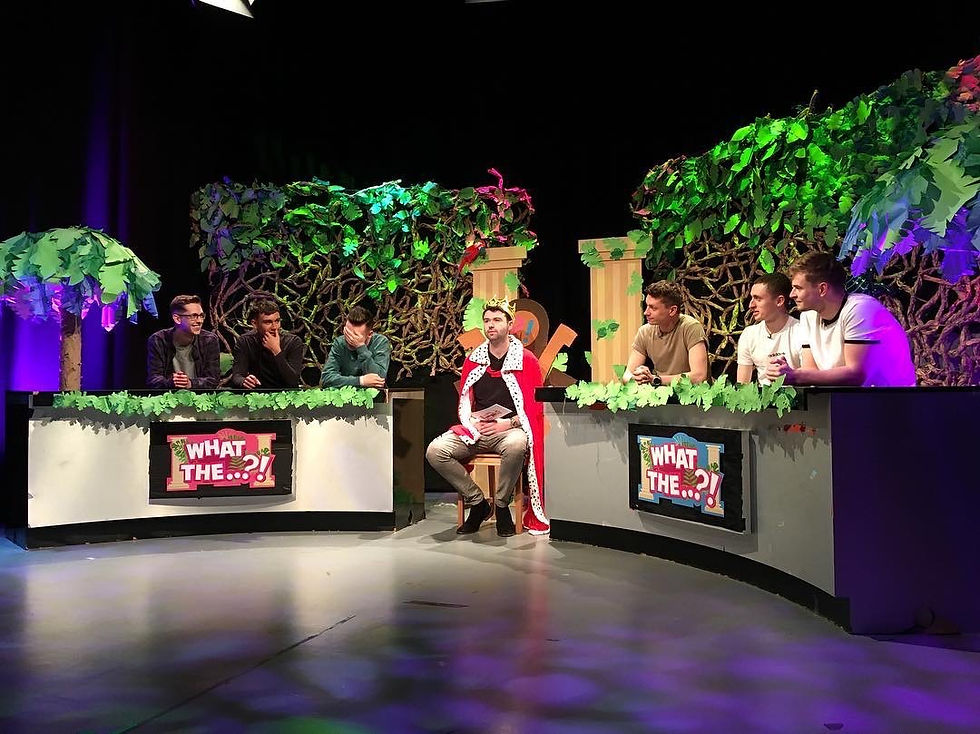 What The..?! studio set