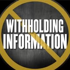 Withholding Information