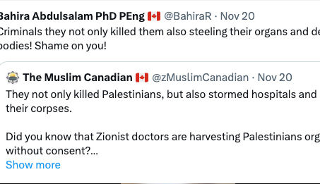 Letter from Michael Teper to TDSB Director of Education re Antisemitic posts by Bahira Abdulsalam