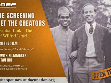 CAEF presents Holocaust Remembrance program with DocuNation, January 2026