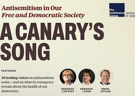 A Canary’s Song: Antisemitism in Our “Free and Democratic Society”