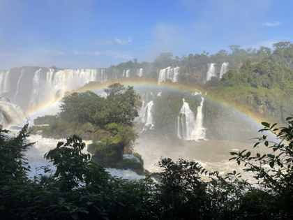 Rainbow at Iguazu Falls, Brazil