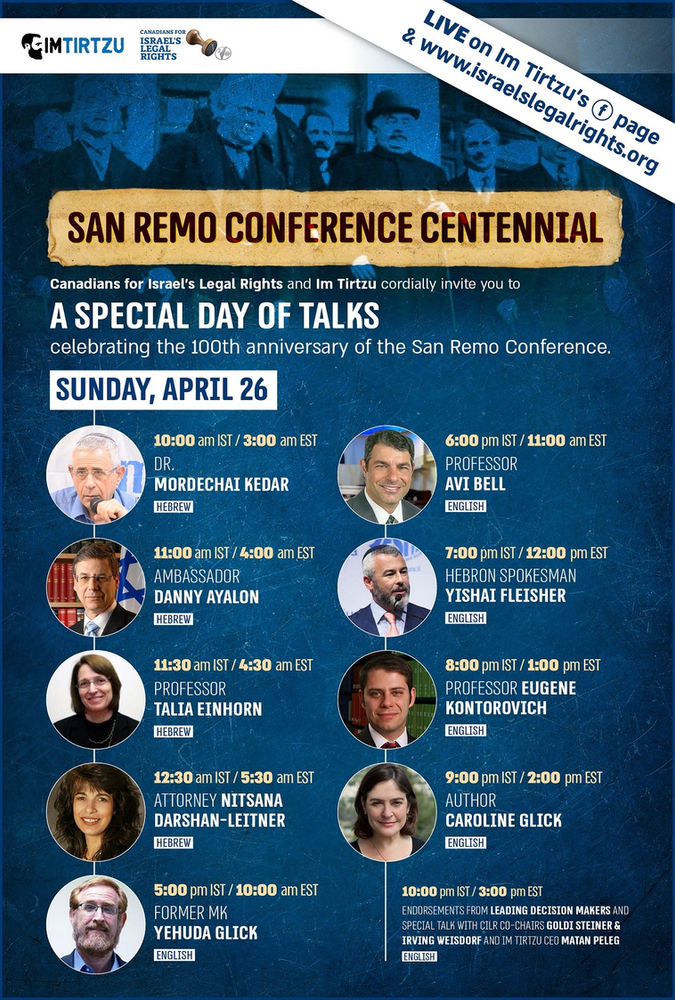San Remo Conference Centennial
