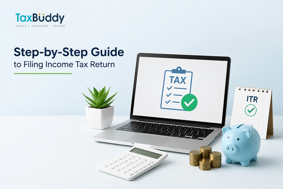 Step-by-Step Guide to Filing Income Tax Return for Beginners