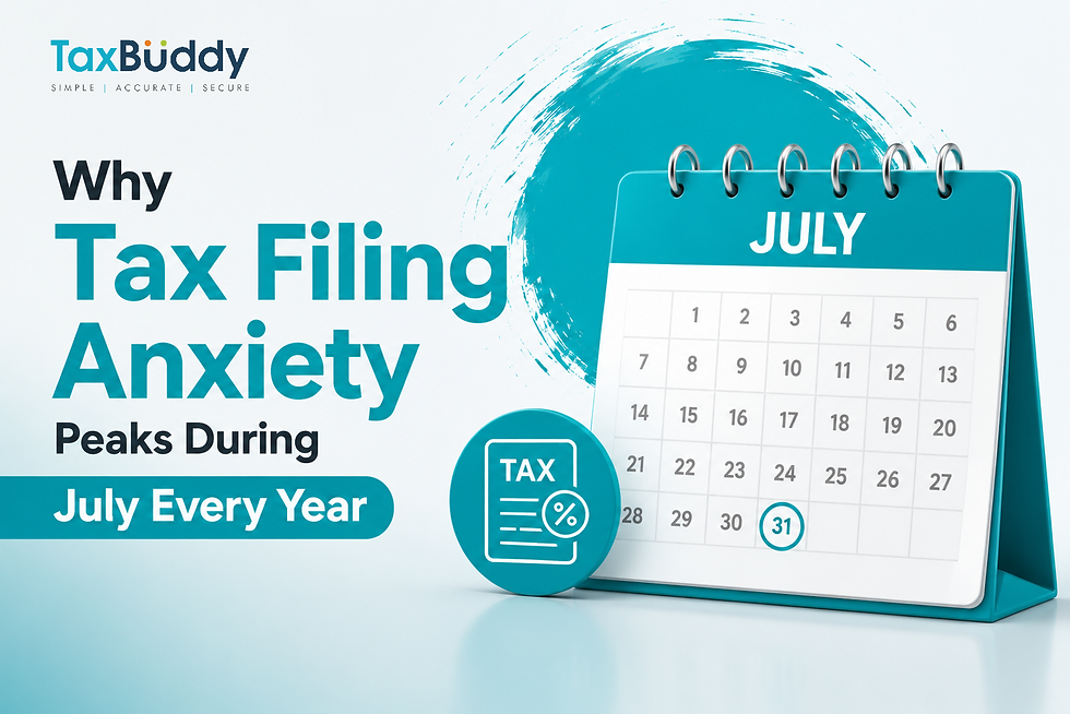 Why Tax Filing Anxiety Peaks During July Every Year