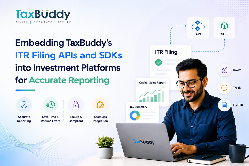 Why HRMS Platforms Are Adding TaxBuddy’s Tax Filing APIs for Employee Tax Compliance