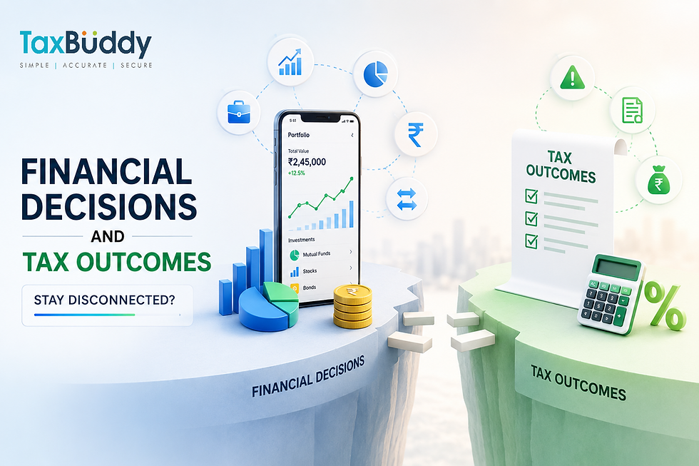 What Happens When Financial Decisions and Tax Outcomes Stay Disconnected?