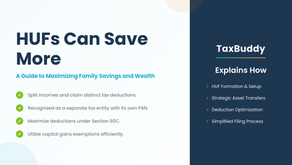 HUFs Can Save More – TaxBuddy Explains How