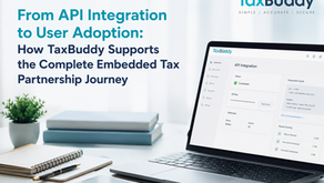 From API Integration to User Adoption: How TaxBuddy Supports the Complete Embedded Tax Partnership Journey