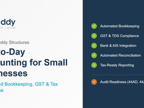 How TaxBuddy Structures Day-to-Day Accounting for Small Businesses and Professionals
