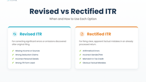 Revised vs Rectified ITR: When and How to Use Each Option
