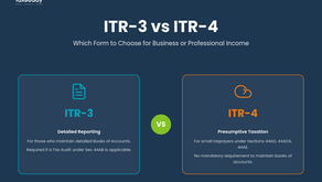 ITR-3 vs ITR-4: Which Form to Choose for Business or Professional Income
