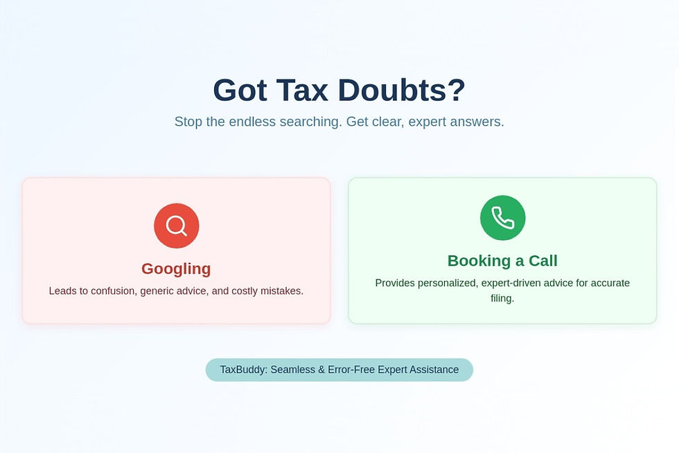 Got Tax Doubts? Book a Call Instead of Googling