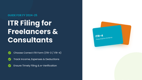 ITR Filing for Freelancers and Consultants Explained