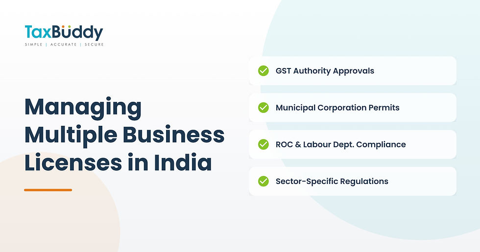 Managing Multiple Business Licenses Across Different Authorities in India