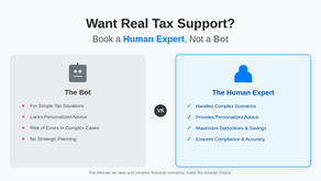 Want Real Tax Support? Book a Human Expert, Not a Bot