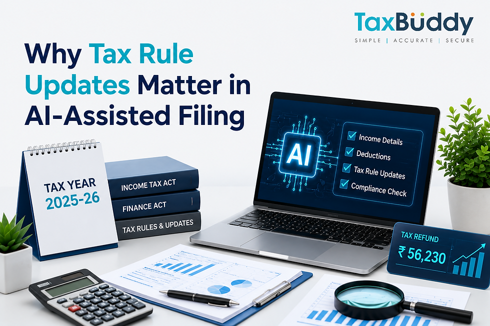 Why Tax Rule Updates Matter in AI-Assisted Filing