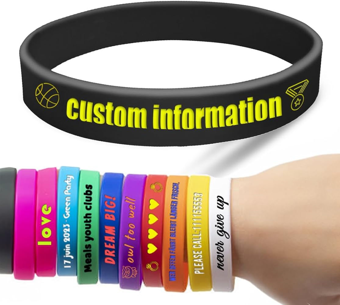 Custom Silicon Wristband Bracelet