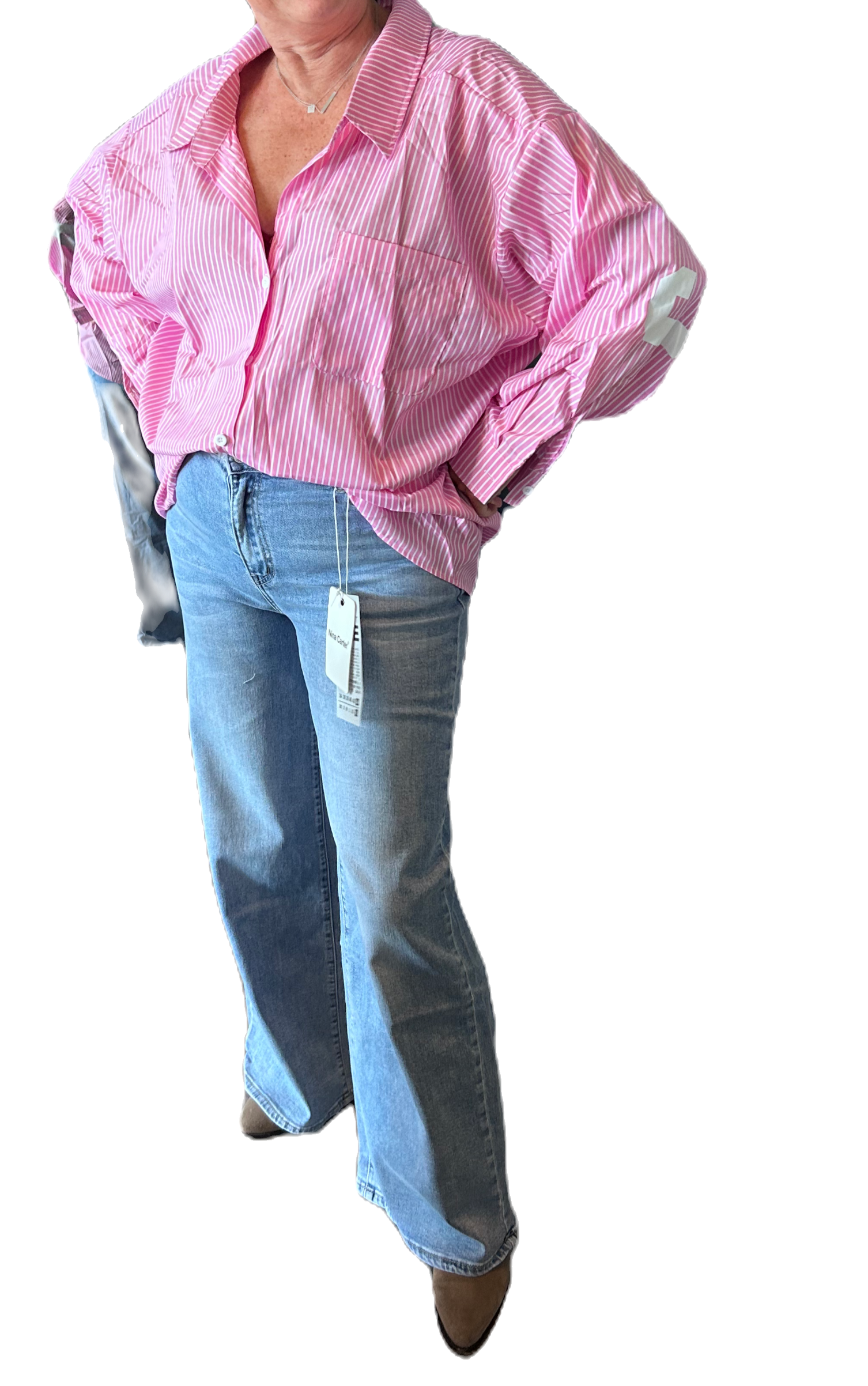 Wide leg jeans
