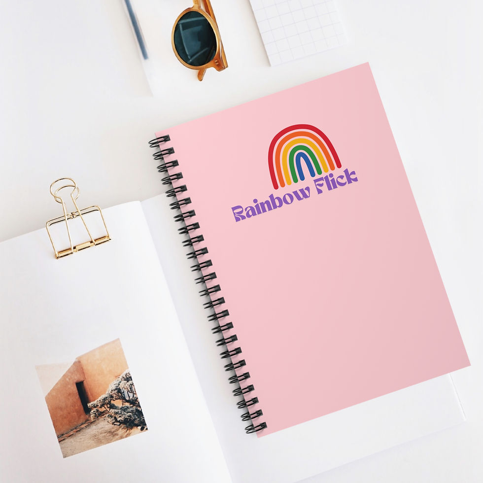 Master the Art of Creativity: The Rainbow Flick Spiral Notebook